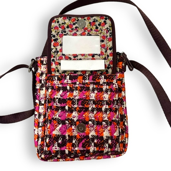 VERA BRADLEY | Hipster Crossbody Bag in Houndstooth Tweed Print NWT - Picture 6 of 10